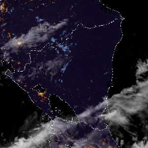 météo tropicale : Image satellite .