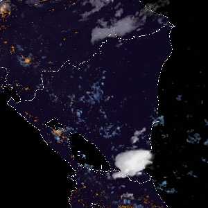 météo tropicale : Image satellite .