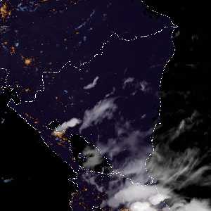météo tropicale : Image satellite .