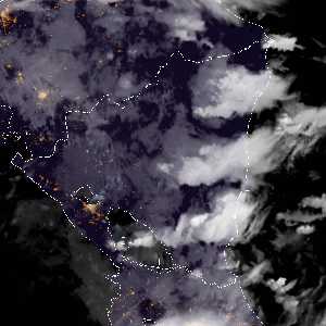 météo tropicale : Image satellite .