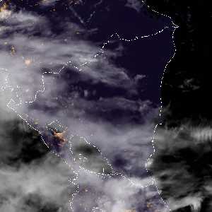 météo tropicale : Image satellite .