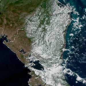 météo tropicale : Image satellite .