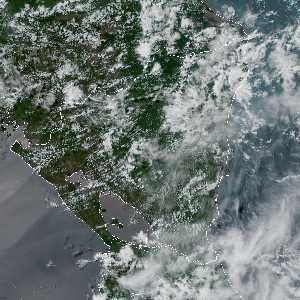 météo tropicale : Image satellite .