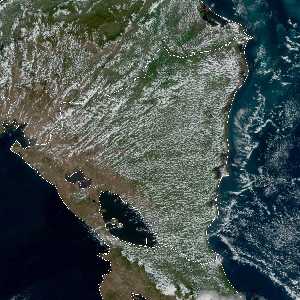 météo tropicale : Image satellite .