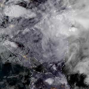 météo tropicale : Image satellite .