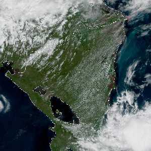 météo tropicale : Image satellite .