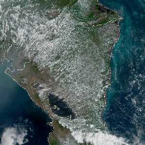 météo tropicale : Image satellite .
