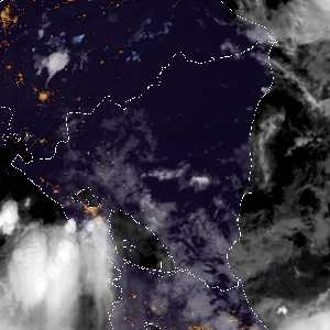 météo tropicale : Image satellite .