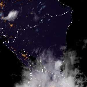 météo tropicale : Image satellite .