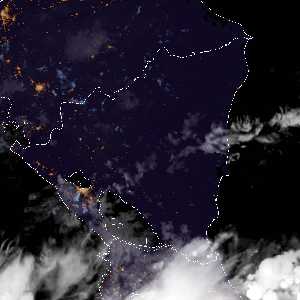 météo tropicale : Image satellite .