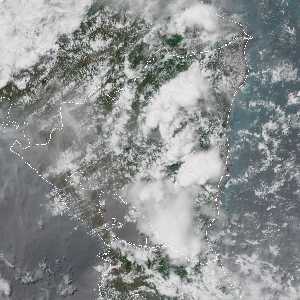 météo tropicale : Image satellite .