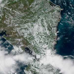 météo tropicale : Image satellite .