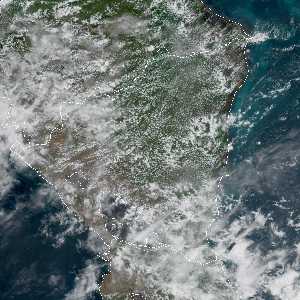 météo tropicale : Image satellite .