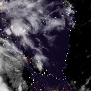 météo tropicale : Image satellite .