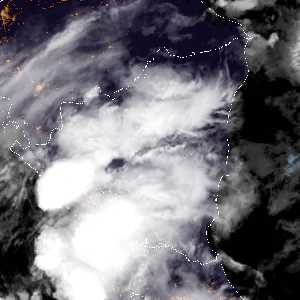 météo tropicale : Image satellite .