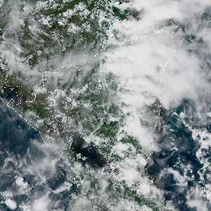 météo tropicale : Image satellite .
