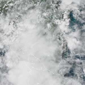météo tropicale : Image satellite .