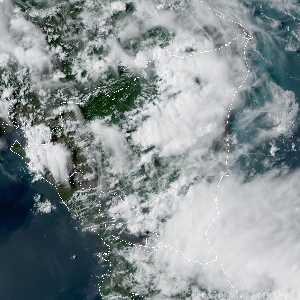 météo tropicale : Image satellite .