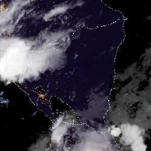 météo tropicale : Image satellite .
