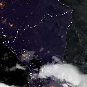 météo tropicale : Image satellite .