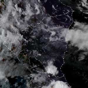 météo tropicale : Image satellite .