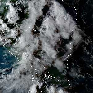 météo tropicale : Image satellite .