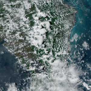 météo tropicale : Image satellite .