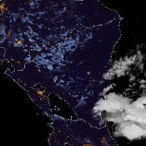 météo tropicale : Image satellite .