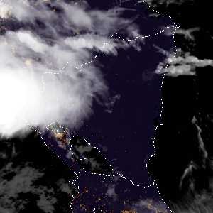 météo tropicale : Image satellite .