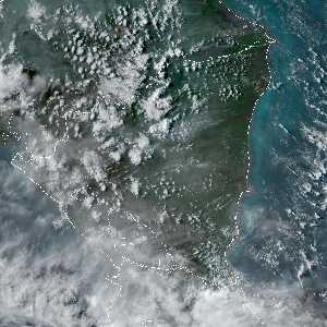météo tropicale : Image satellite .