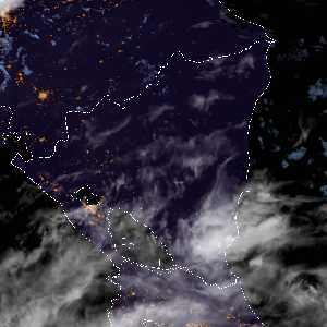 météo tropicale : Image satellite .