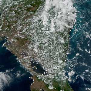 météo tropicale : Image satellite .