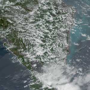 météo tropicale : Image satellite .