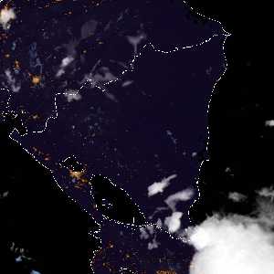 météo tropicale : Image satellite .