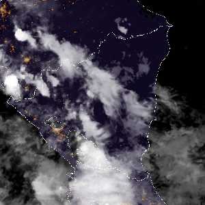 météo tropicale : Image satellite .