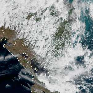 météo tropicale : Image satellite .