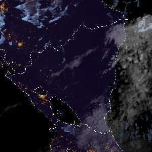 météo tropicale : Image satellite .
