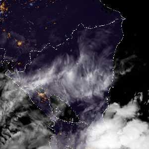météo tropicale : Image satellite .