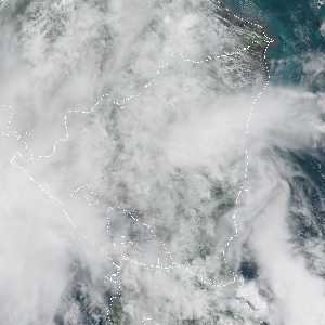 météo tropicale : Image satellite .