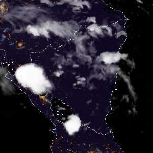 météo tropicale : Image satellite .