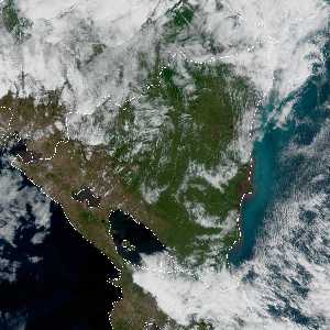 météo tropicale : Image satellite .