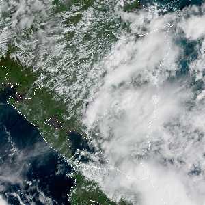 météo tropicale : Image satellite .