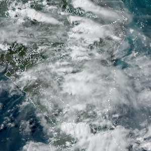 météo tropicale : Image satellite .