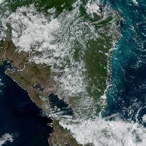 météo tropicale : Image satellite .