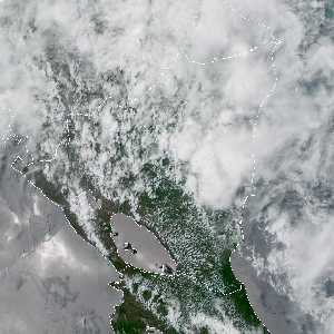 météo tropicale : Image satellite .