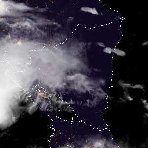 météo tropicale : Image satellite .