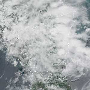 météo tropicale : Image satellite .