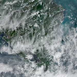 météo tropicale : Image satellite .