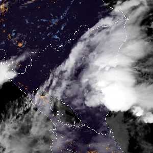 météo tropicale : Image satellite .