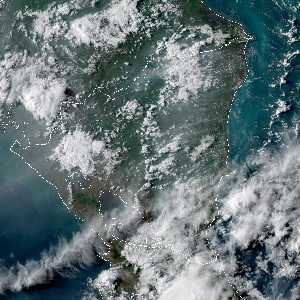 météo tropicale : Image satellite .